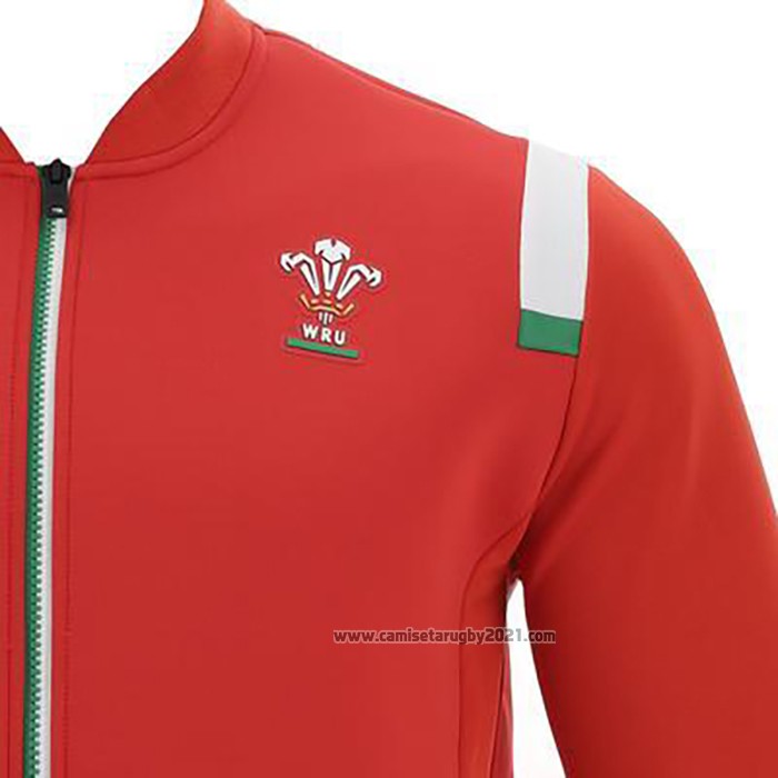 Chaqueta Gales Rugby 2021 Rojo